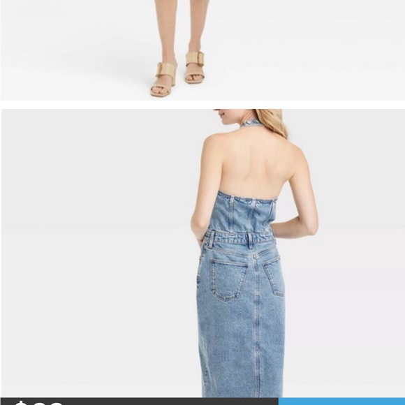 COPY - Universal Thread denim midi dress - Picture 2 of 4